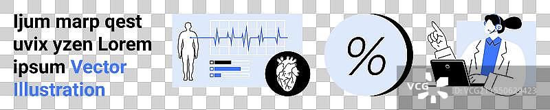 现代医疗分析概念与医生图片素材