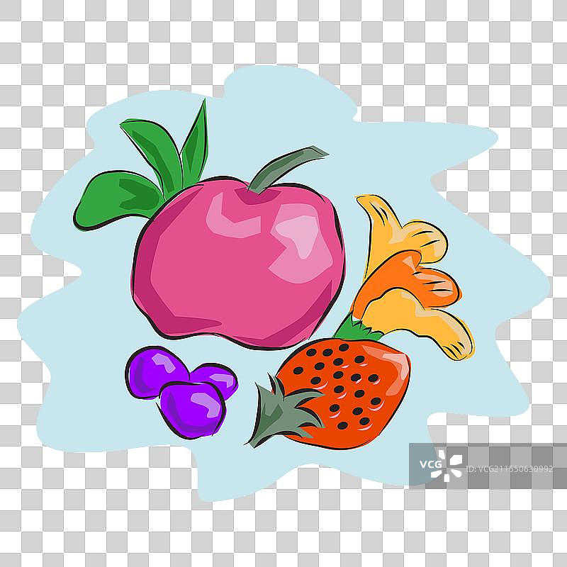 水果和花卉图片素材