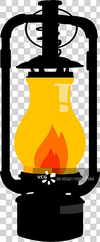 老式矿灯煤油灯图片素材