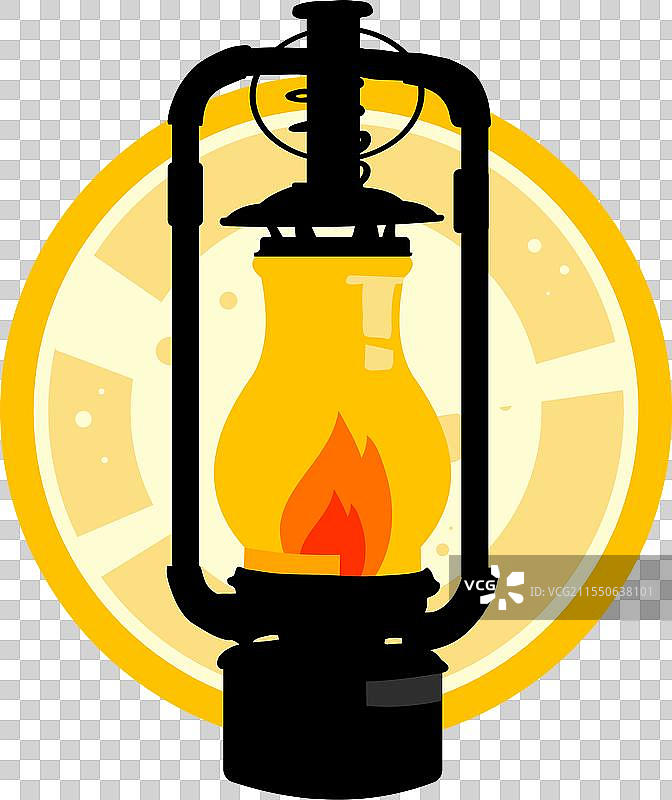 矿灯，旧的煤油灯，天然气灯图片素材