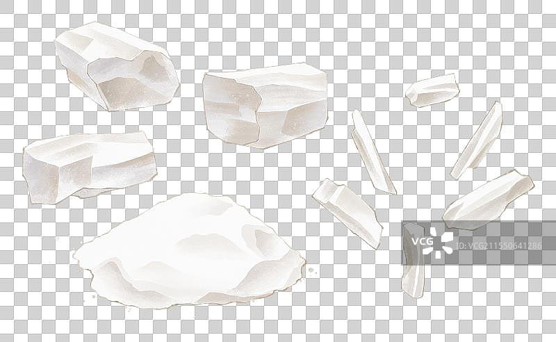 中国传统文化中医养生中草药药材医疗用品之石膏图片素材