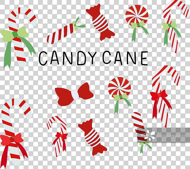 糖果手杖套装图片素材