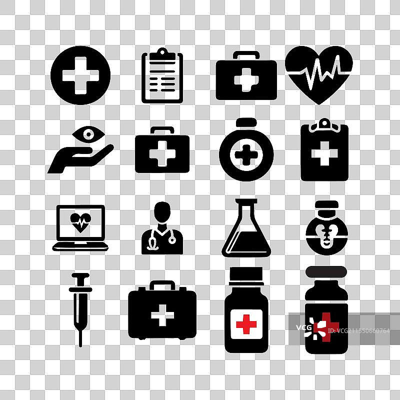 医疗和健康图标图片素材