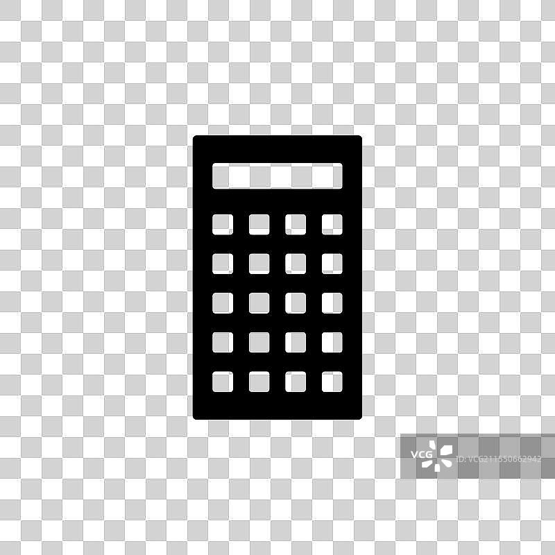 计算器轮廓图标设计模板图片素材
