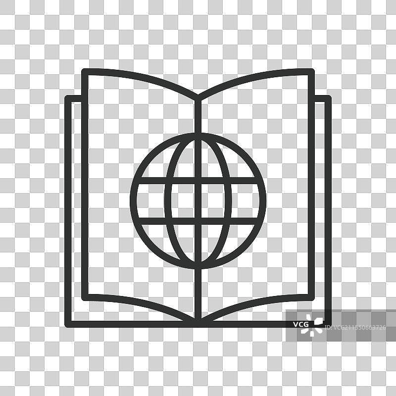 错误的目的地图标线条设计图片素材