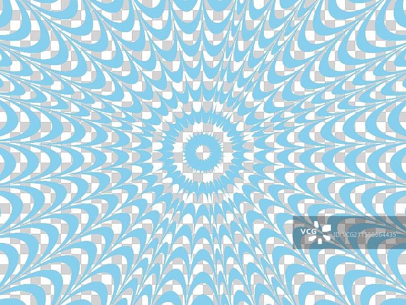 迷幻的光学错觉与圆形线条图片素材