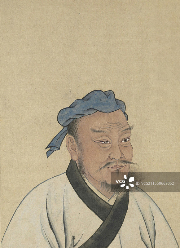 绘画插图，儒教，孔门七十二贤卫公，子路图片素材