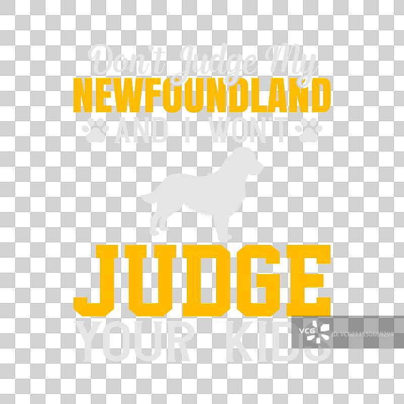 不要评判我的纽芬兰犬主人图片素材