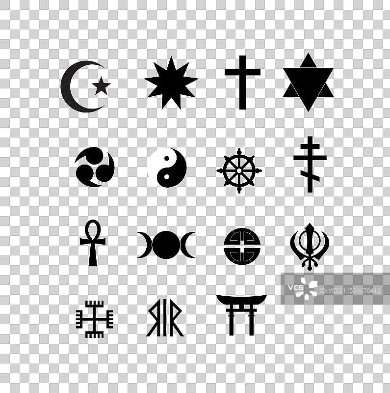 宗教图标图片素材