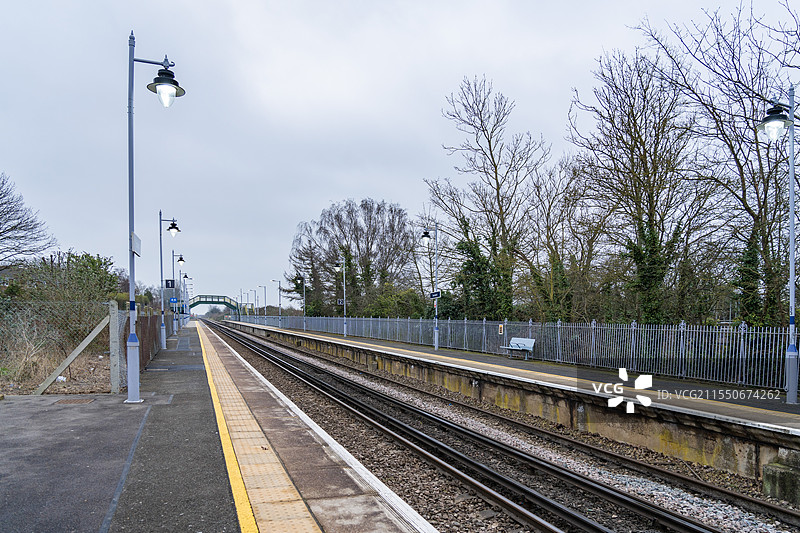 英国东南部小镇桑威奇火车站图片素材