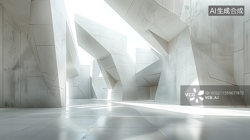 【AI数字艺术】建筑空间图片素材