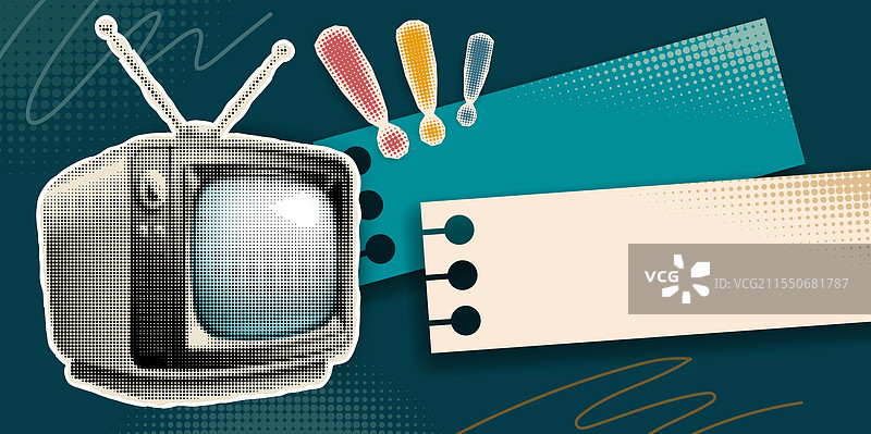 复古风格的广告横幅图片素材