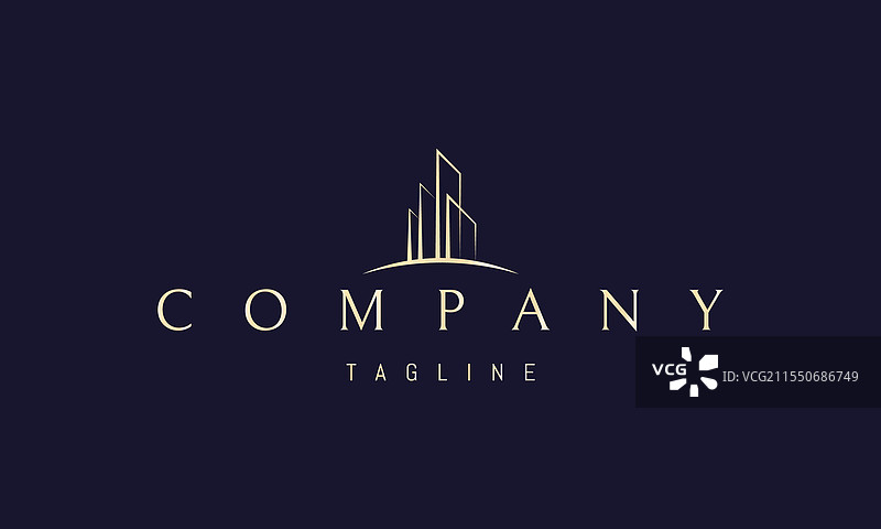 金色标志与抽象图像图片素材