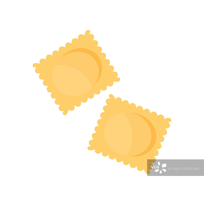 意大利菜肴中的饺子或饺子面食图片素材