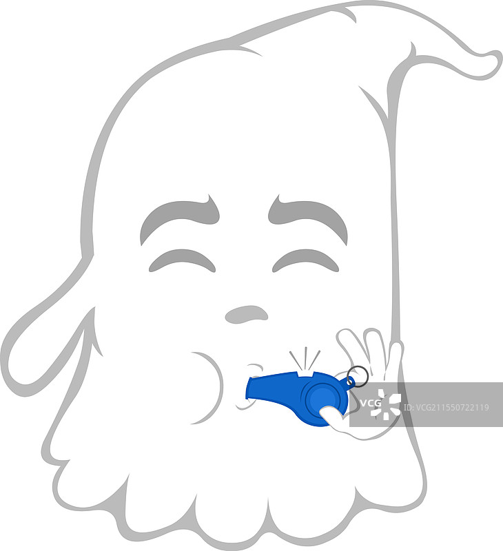 吹口哨的鬼魂图片素材