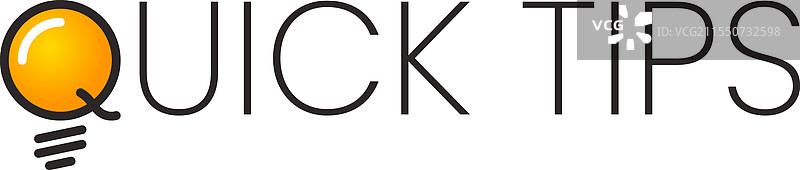 创意地用灯泡表现的快速提示图片素材