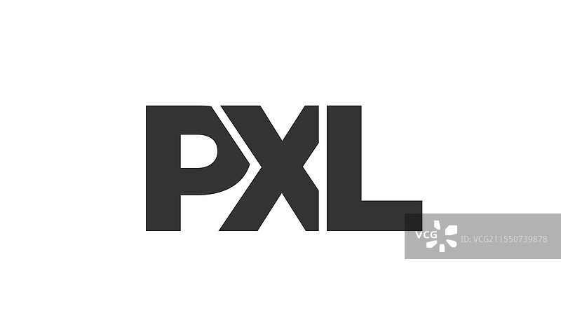 强大而现代的pxl标志设计模板图片素材