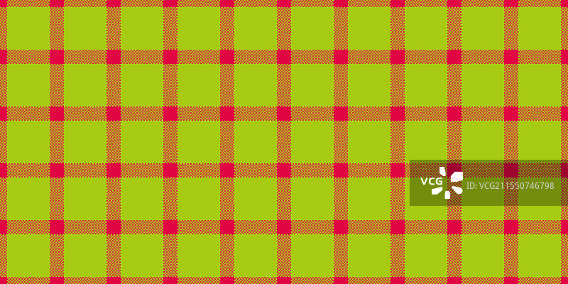 鲜艳的青柠绿和深红色格子图案图片素材