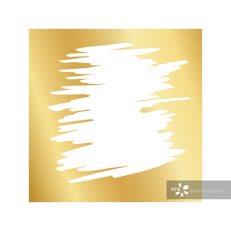 刮刮乐金色方形表面已被刮擦图片素材
