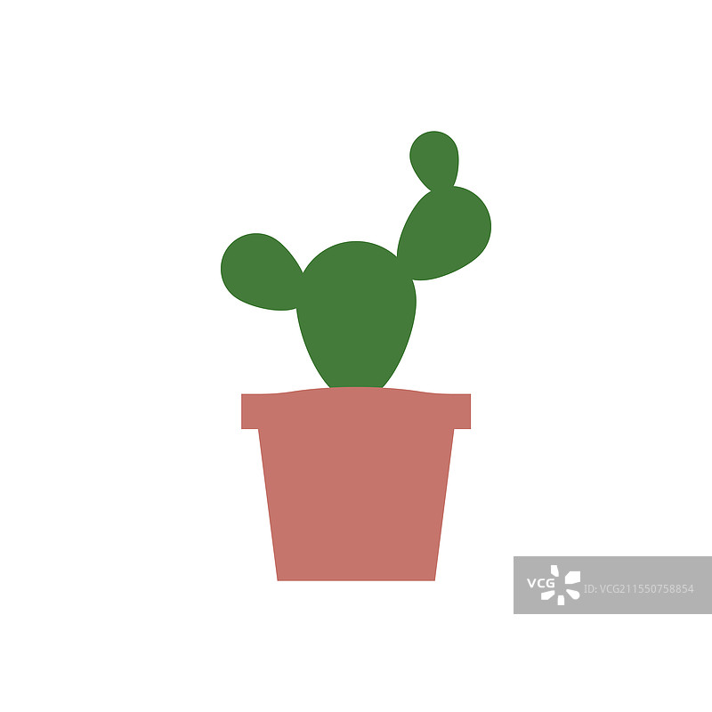 盆栽仙人掌图标图片素材