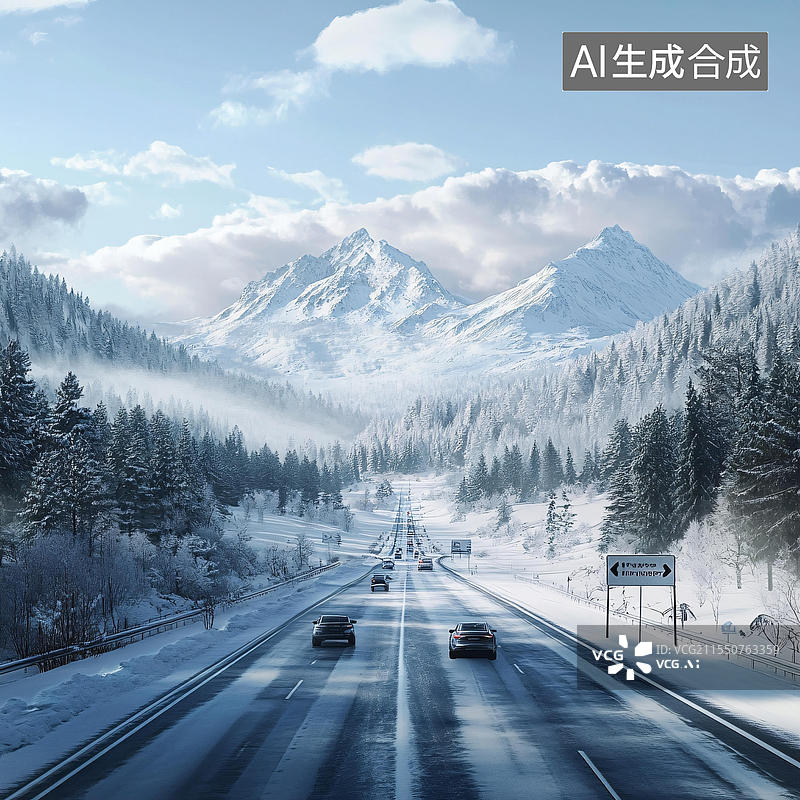 【AI数字艺术】写实风景合成图片素材