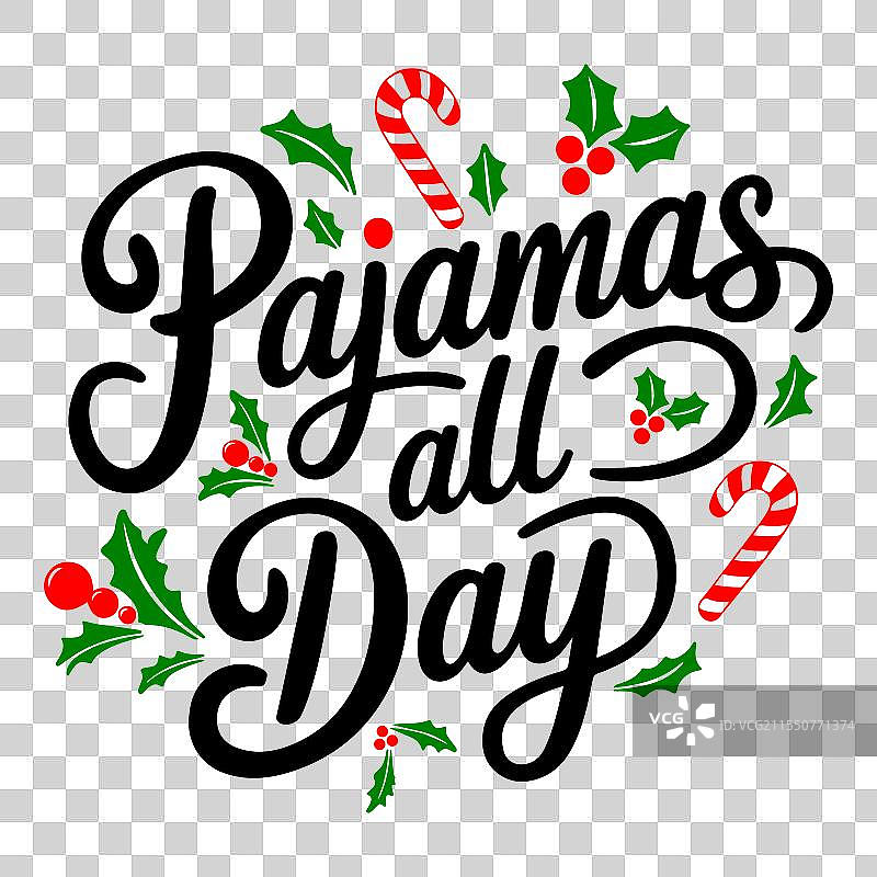 圣诞节排版T恤设计图片素材