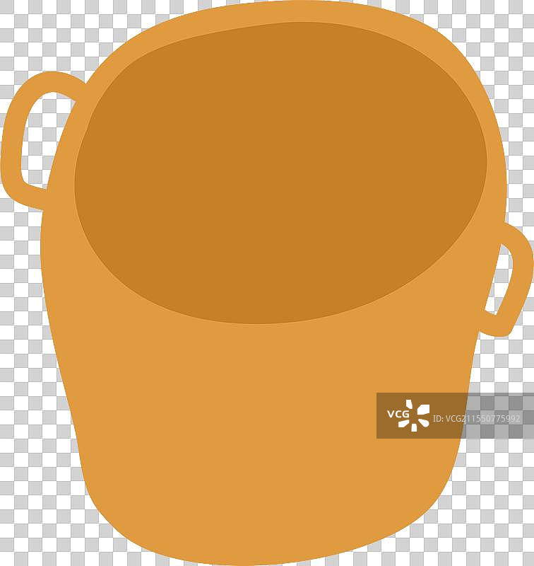 手绘藤编篮子图片素材