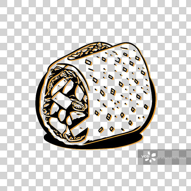 墨西哥快餐的卷饼概念图片素材