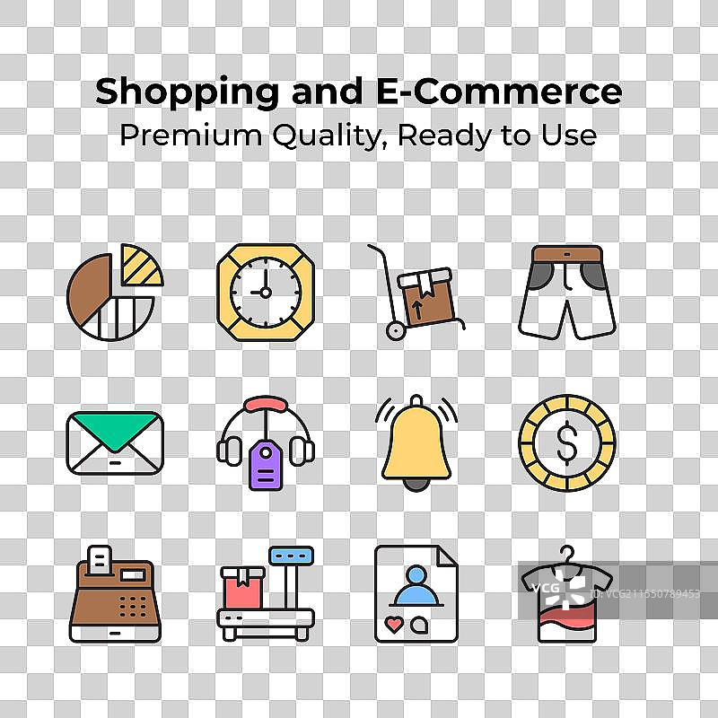 一个必备的图标集，包含所有内容图片素材