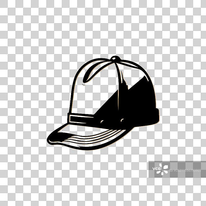 街头时尚的棒球帽设计概念图片素材