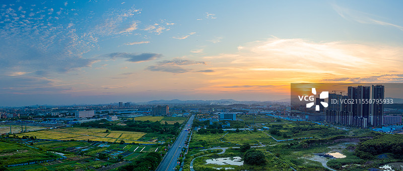 广州市白云区江高镇–美丽乡镇图片素材