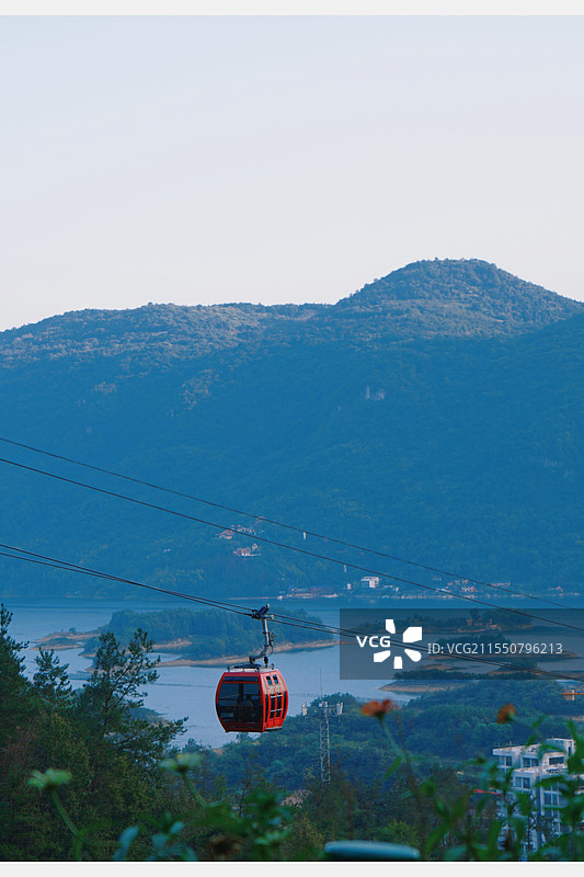 远望黄石仙岛湖图片素材