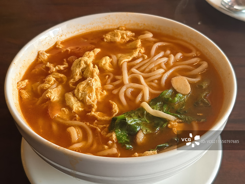 西红柿鸡蛋面茄汁鸡蛋面番茄鸡蛋面图片素材