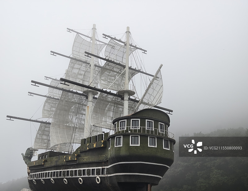 大连帆船图片素材