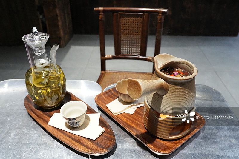 新中式养生茶图片素材