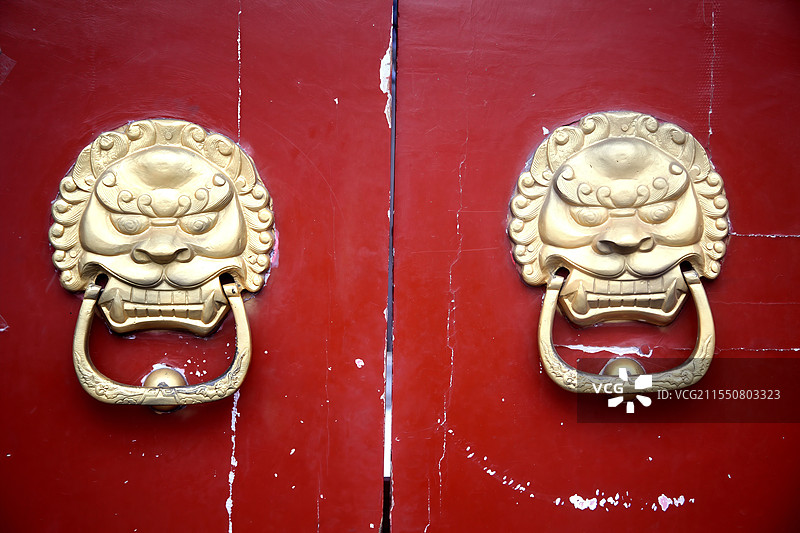 大门上的门环图片素材
