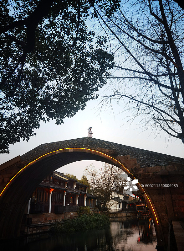 南浔古镇古桥图片素材