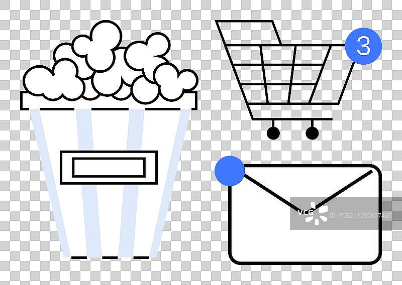 娱乐购物的元素图片素材