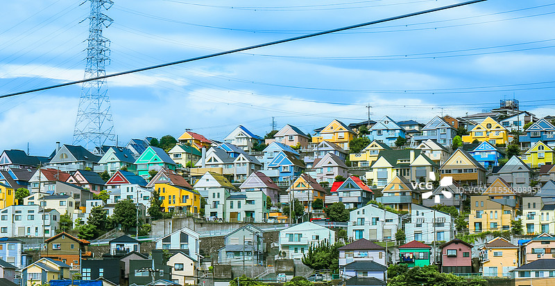 colorful town图片素材