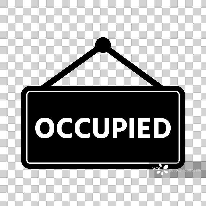 占用的剪影广告牌图片素材