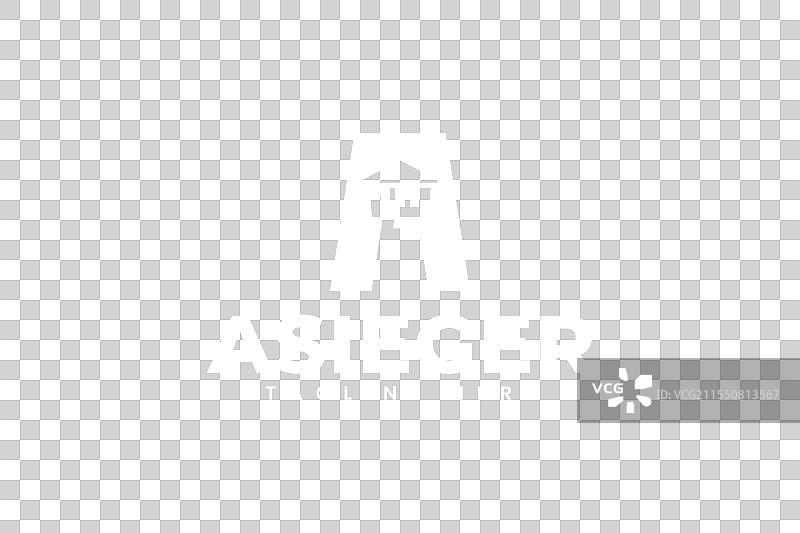 现代字母A与攻城塔形状的标志图片素材