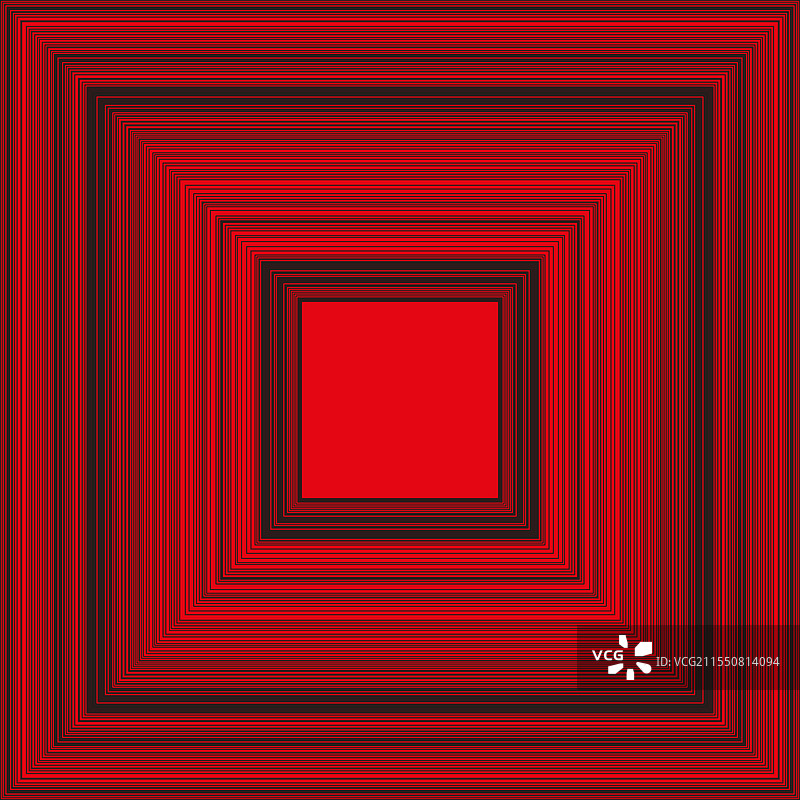 抽象方形图案渐变红色焦点图片素材