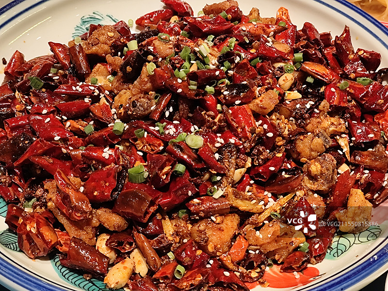 辣子鸡丁图片素材