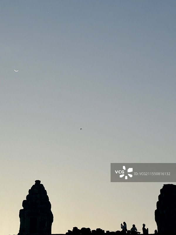 吴哥日落图片素材