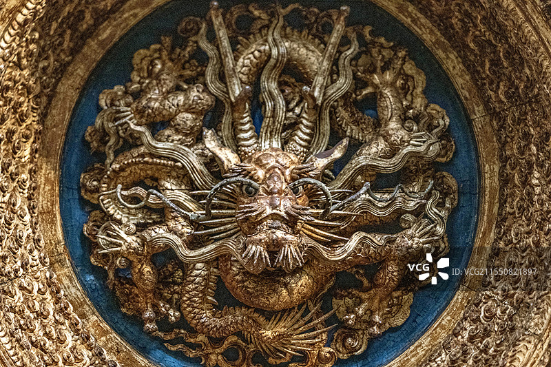 北京故宫藻井图片素材