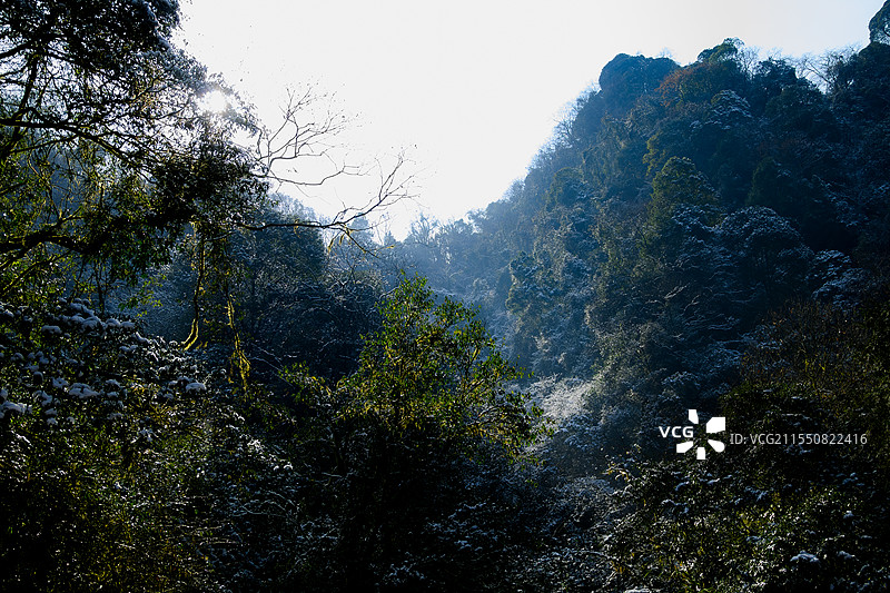 青城后山自然风光图片素材