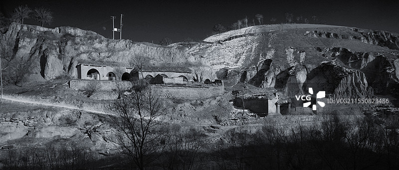朱官寨乡的山村图片素材