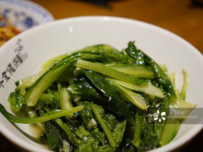 清炒油麦菜图片素材