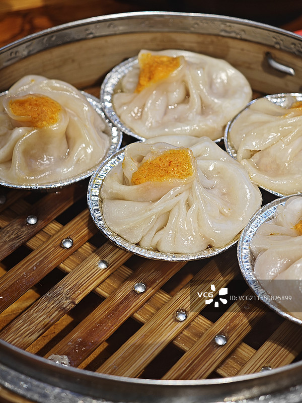 厦门蟹黄汤包图片素材