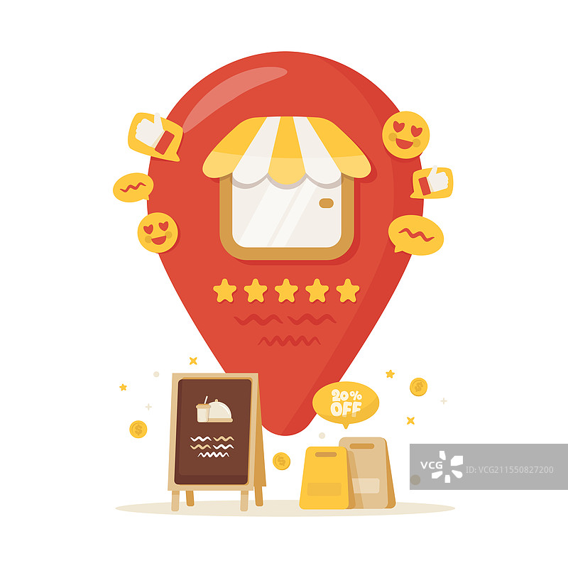 商店位置的图钉指示图标图片素材